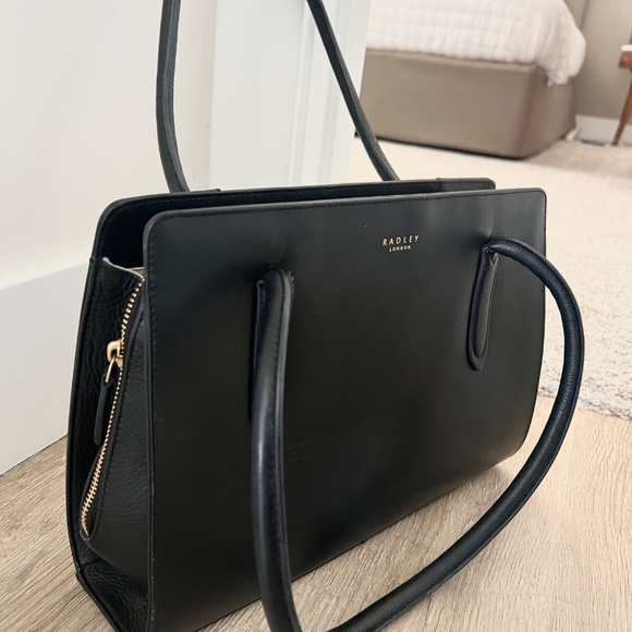 Radley London Liverpool Street Black Tote Medium Leather Handbag - Picture 3 of 8